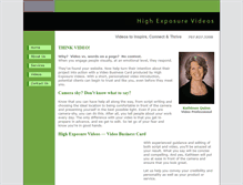 Tablet Screenshot of highexposurevideos.com